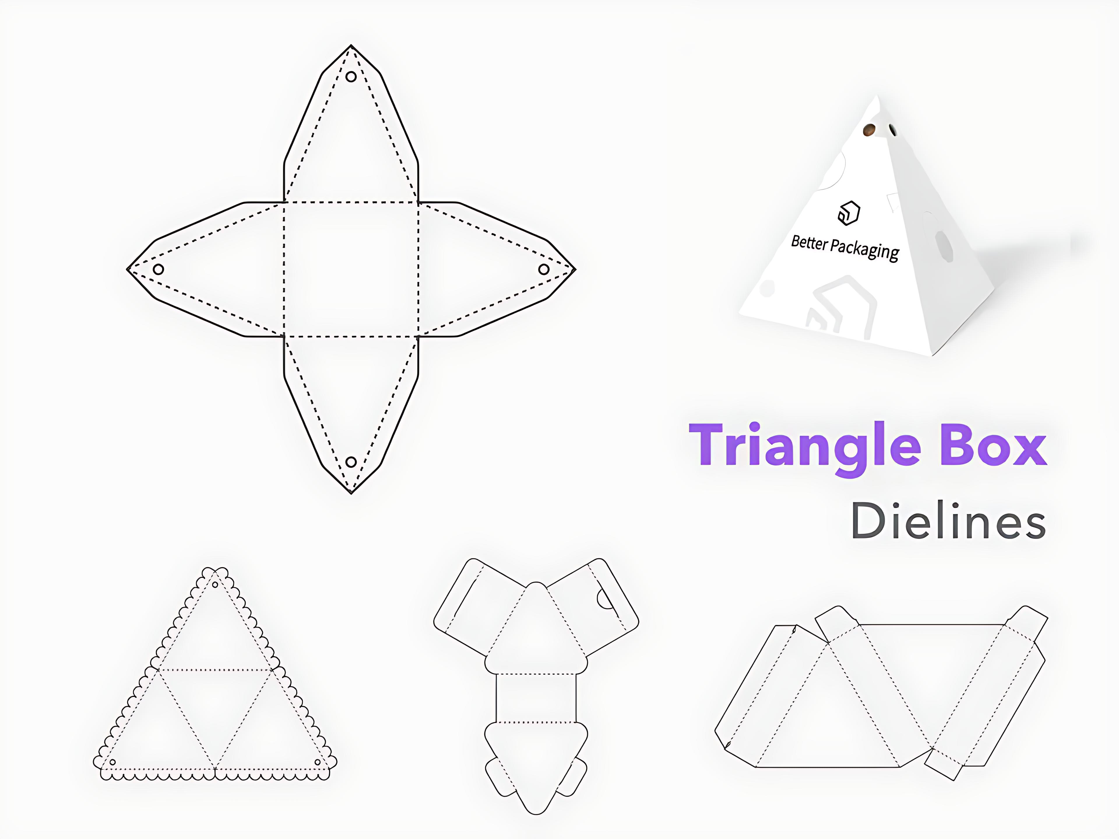 Custom Triangle Box Packaging