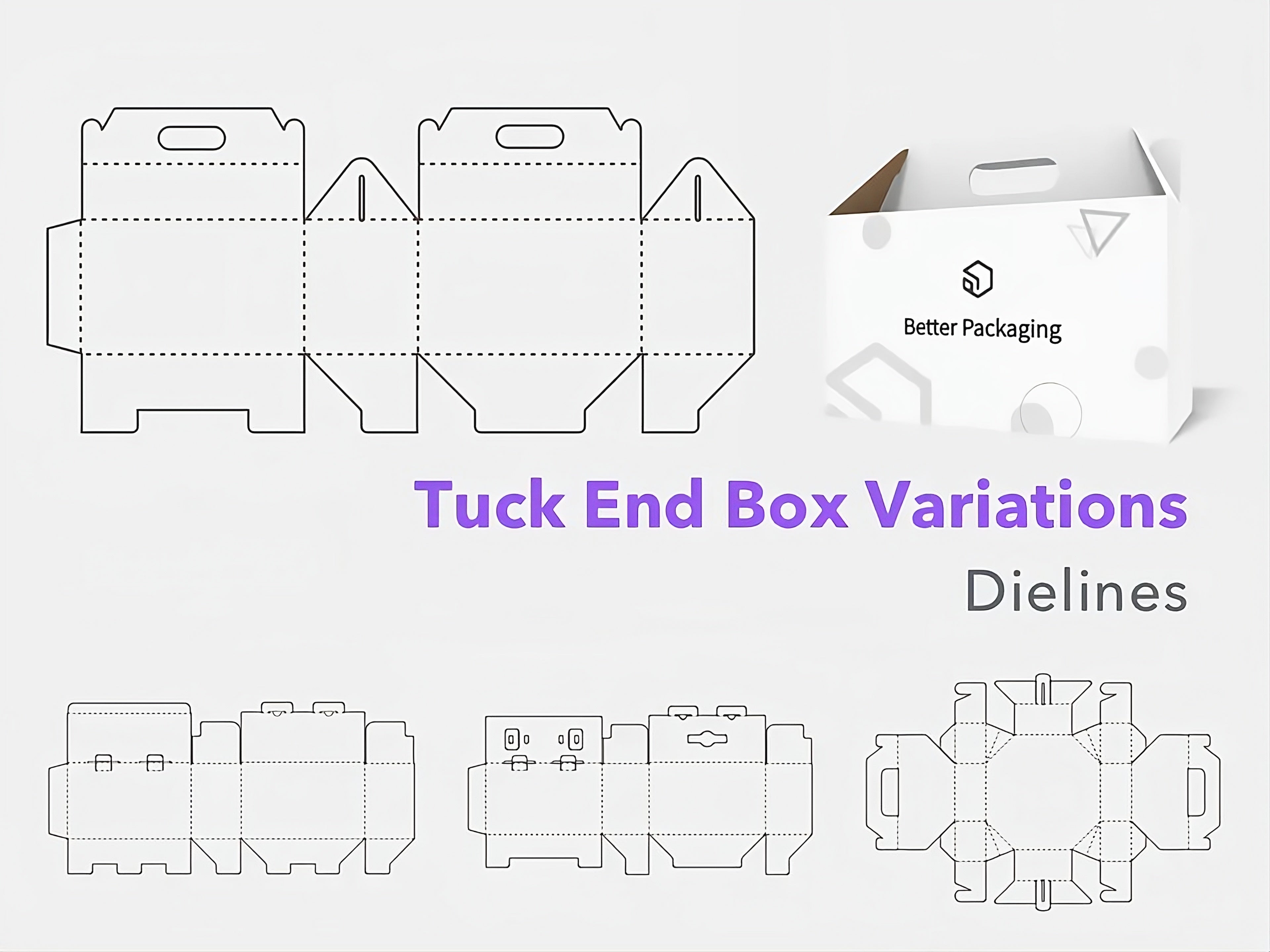 Premium Tuck End Box Variations