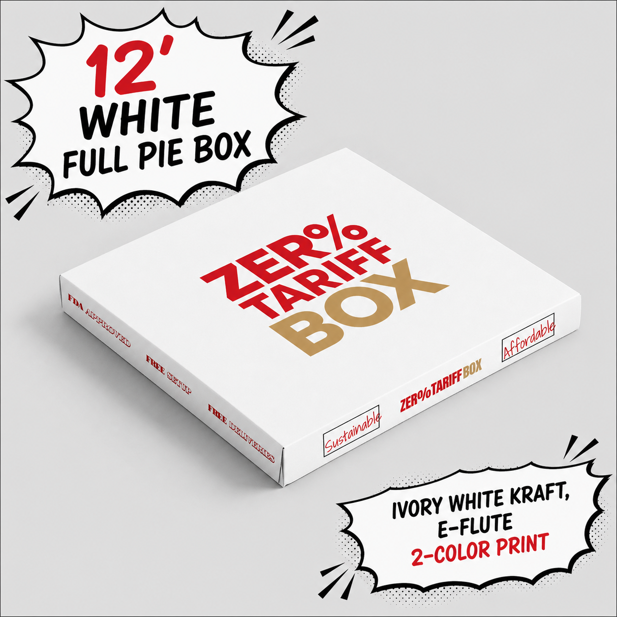 Custom Pizza Boxes, Pizza Boxes