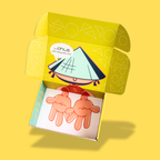Custom mailer box with full-color interior printing and custom artwork designed to enhance the e-commerce unboxing experience